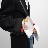 Celine Charms Candy Bar in Enamel and Brass with Gold Finish - PINK / MAGENTA / GOLD - NEW - 2 | CELINE