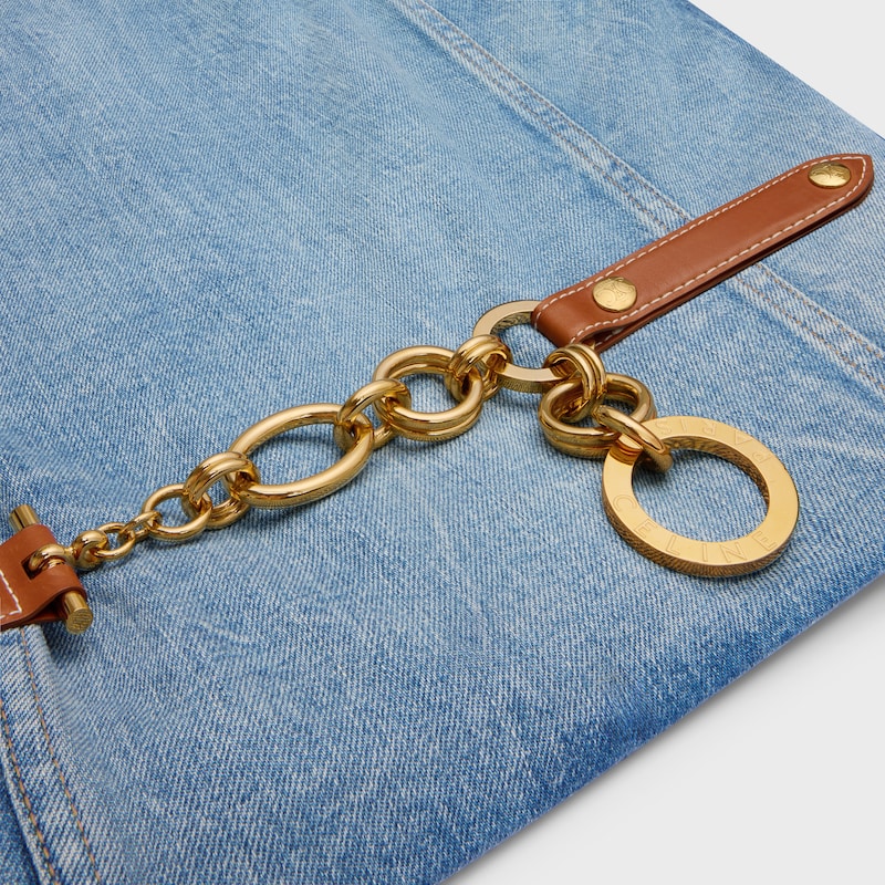 JACKET IN DENIM - MELON BLUE -  - 1 | CELINE