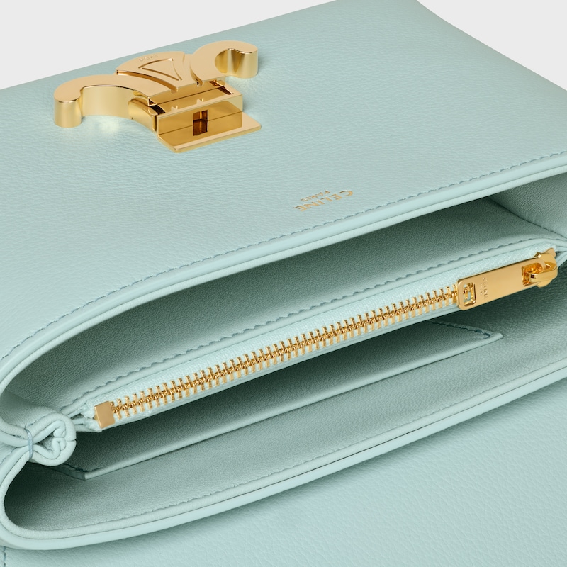 TEEN NINO BAG IN SUPPLE GRAINED CALFSKIN - POWDER BLUE - NEW - 1 | CELINE