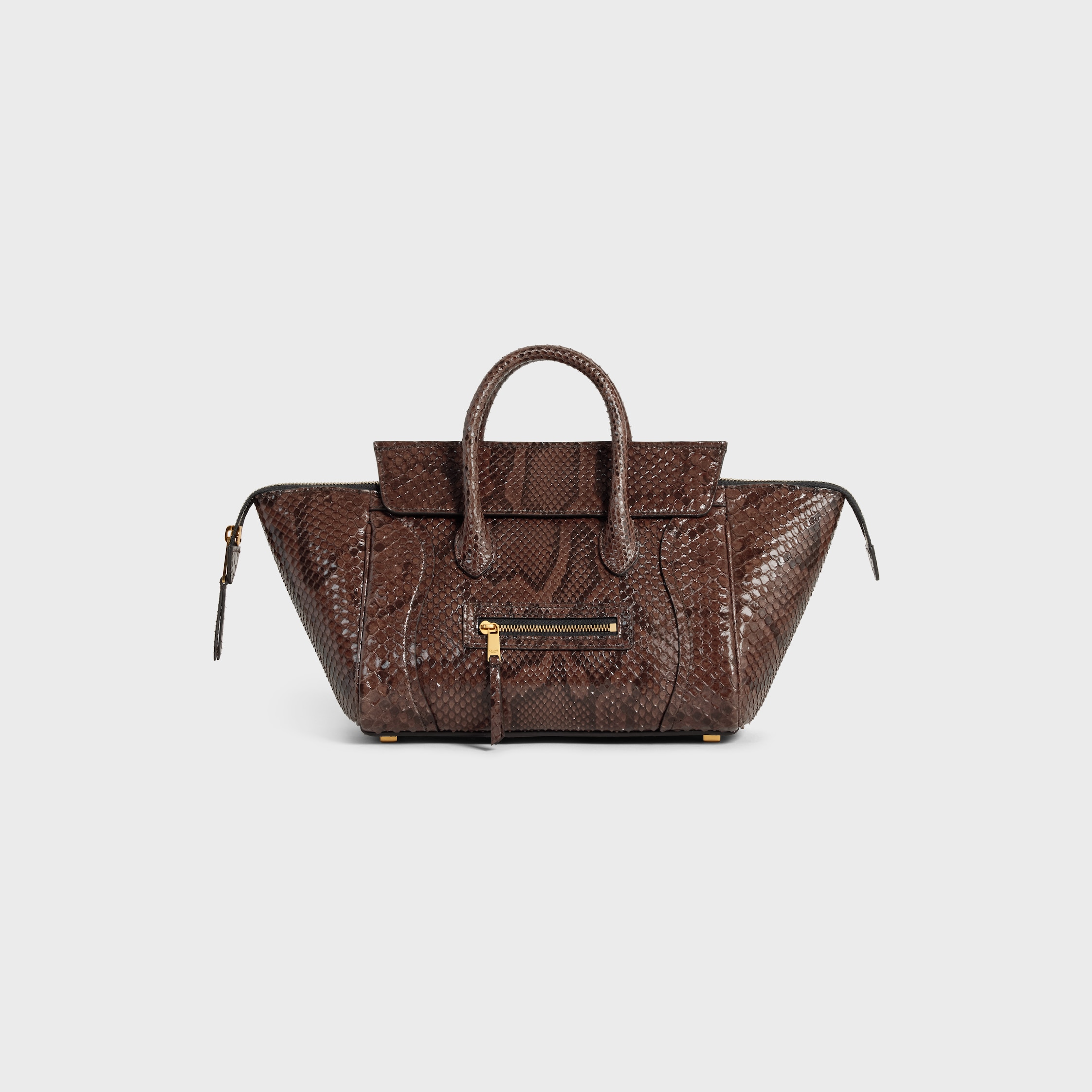 LITTLE LUGGAGE IN PYTHON - HICKORY | CELINE