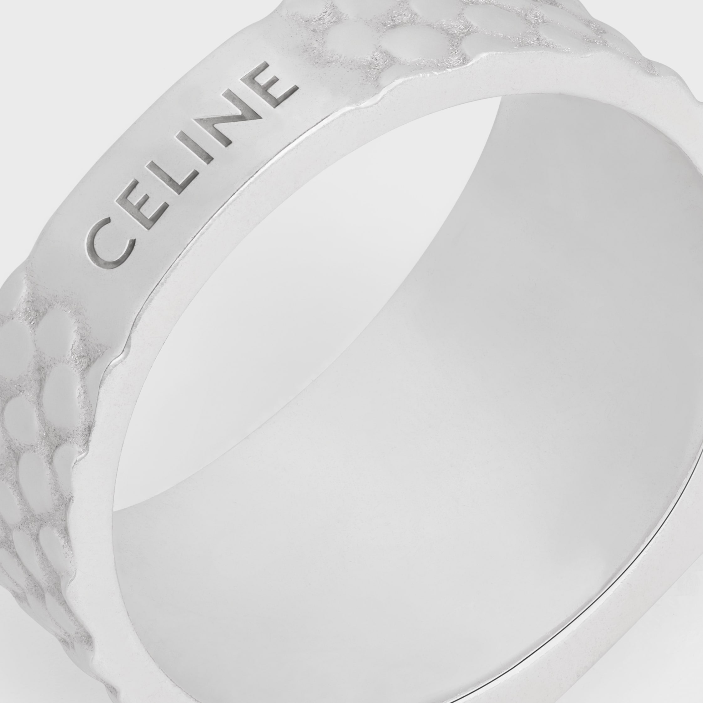Triomphe Python Signet Ring in Onyx and Sterling Silver with