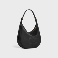 MEDIUM HELOÏSE BAG IN SUPPLE GRAINED CALFSKIN - BLACK - SHOULDER BAGS - 2 | CELINE