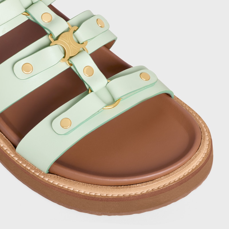CELINE - TIPPI SLIDE IN CALFSKIN - JADE -  - 1 | CELINE