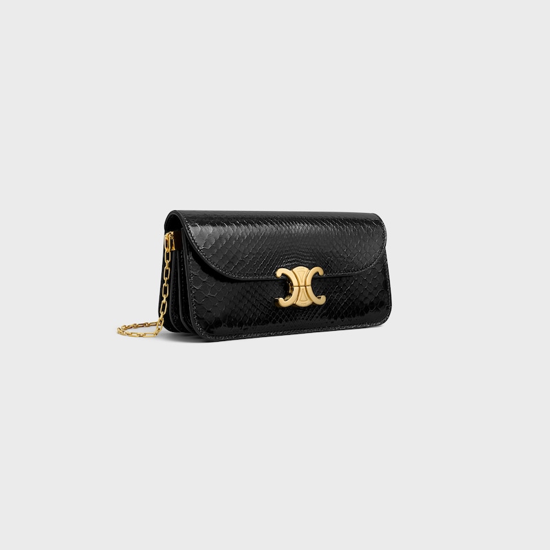 small chain triomphe IN PYTHON - BLACK - NEW - 1 | CELINE