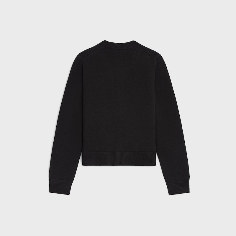 twinset cardigan EM cashmere heritage - PRETO - - 1 | CELINE