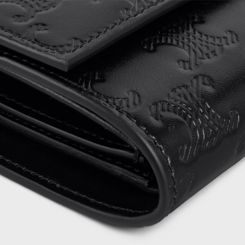 TRIOMPHE三折钱包 - 黑色 - 錢包 - 1 | CELINE