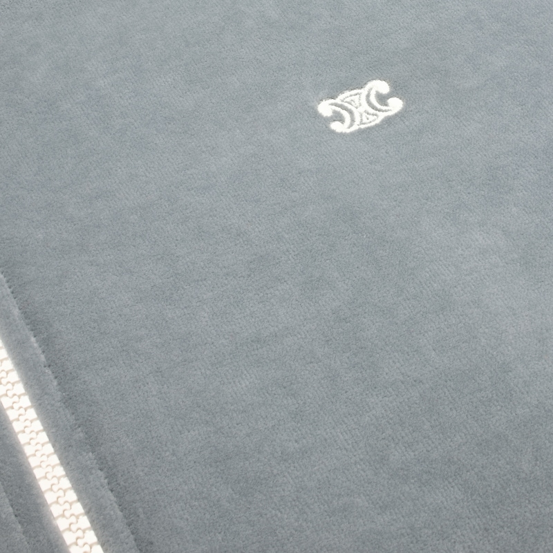 teddy tracksuit jersey velours - GLAISE / NAVY / ECRU -  - 1 | CELINE