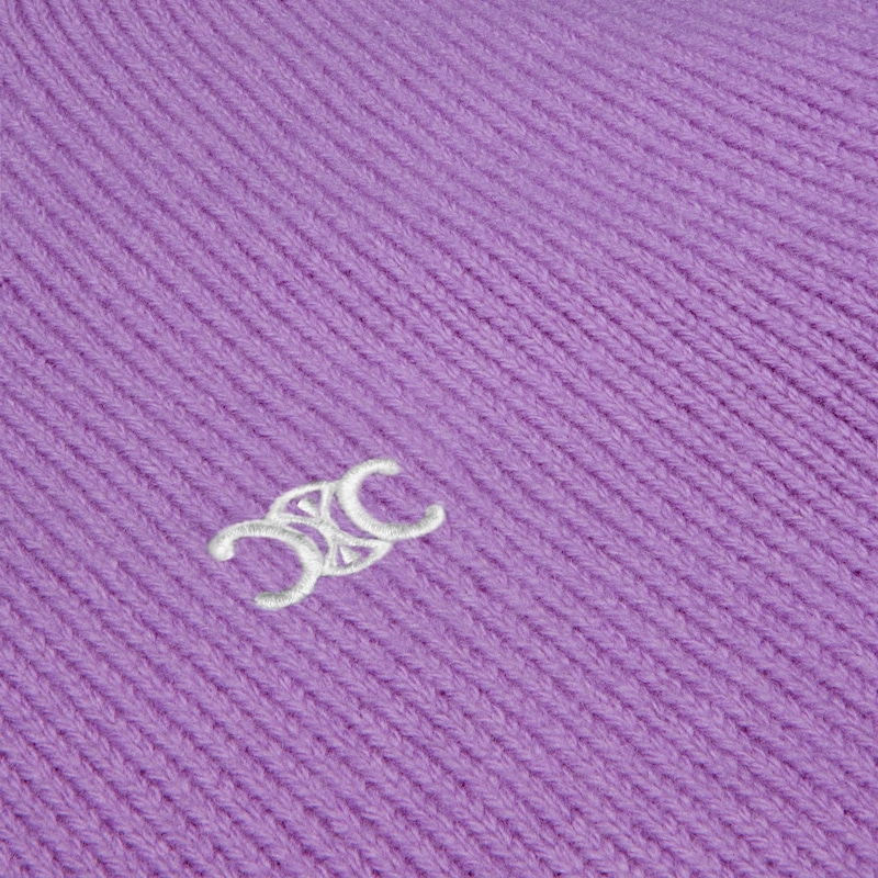 crewneck sweater IN WOOL AND CASHMERE - LILAC -  - 1 | CELINE