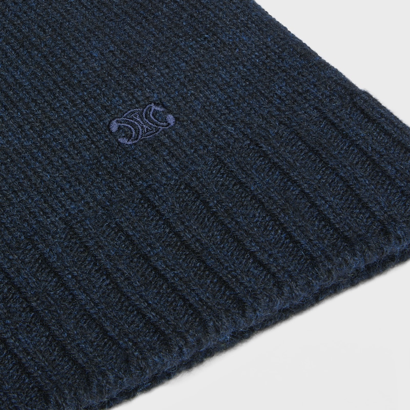 crewneck sweater IN SEAMLESS CASHMERE - NAVY -  - 1 | CELINE