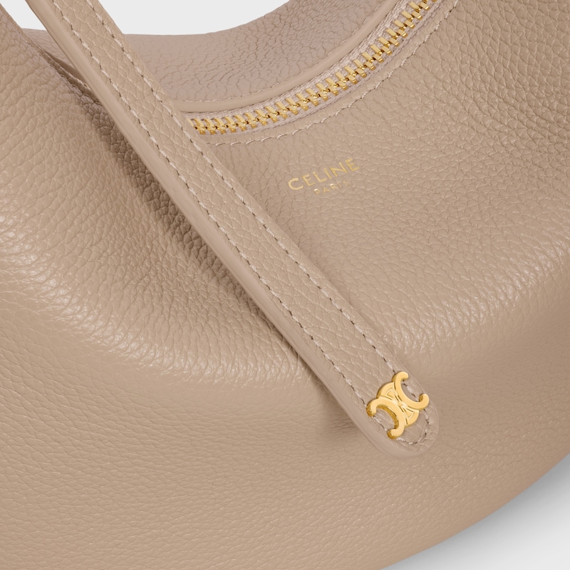 Teen Celine Lulu IN Grained calfskin - CAPPUCCINO - CROSS-BODY BAGS - 1 | CELINE