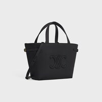 MINI CABAS ANAIS CUIR TRIOMPHE in Grained calfskin - BLACK - HOBO AND TOTE BAGS - 2 | CELINE