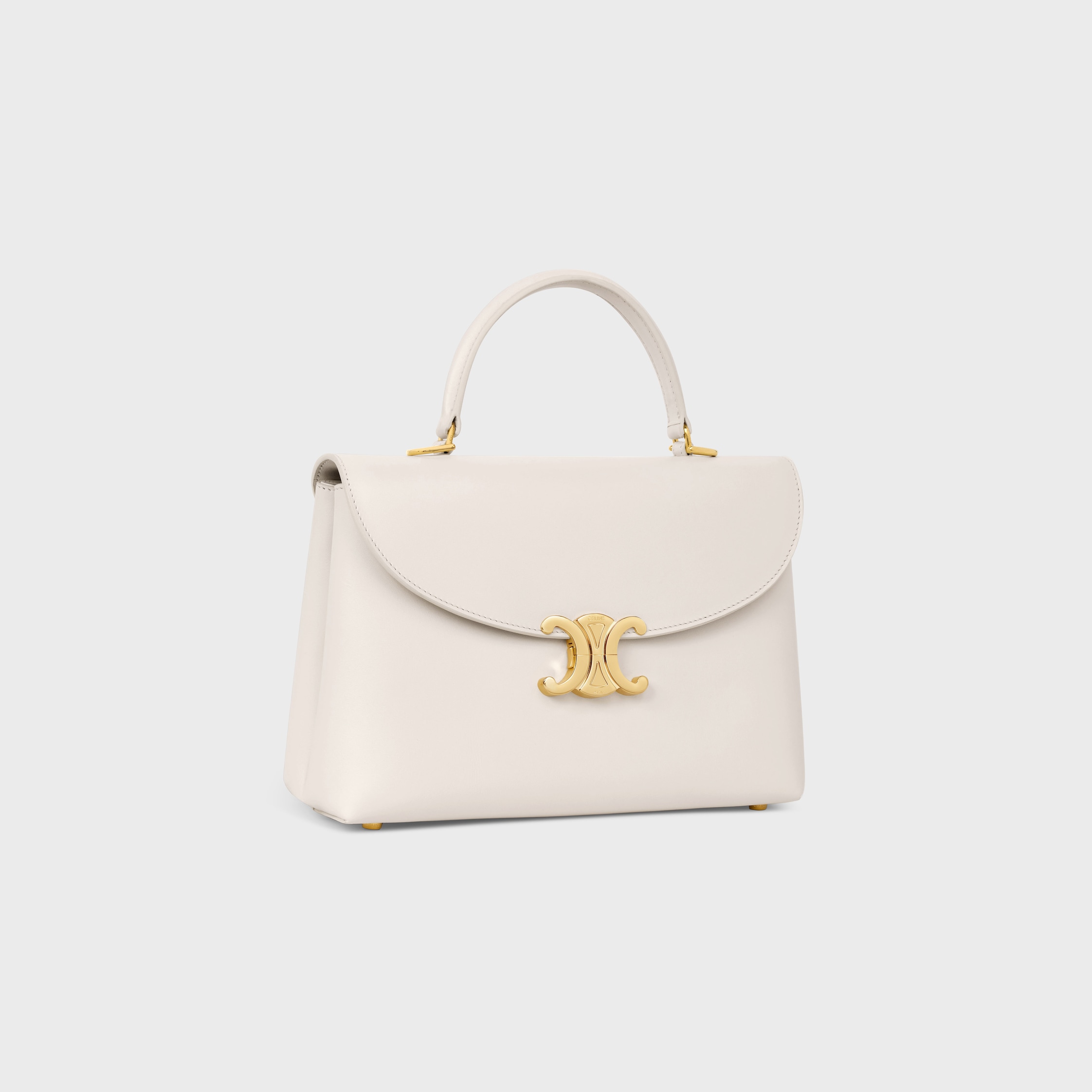 MEDIUM NINO BAG IN SMOOTH SATINATED CALFSKIN - RICE | CELINE