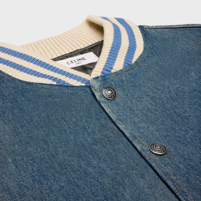 Triomphe Teddy Trail水洗牛仔布寬鬆上衣 - TRAIL WASH洗水 -  - 1 | CELINE