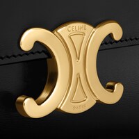 TEEN CELINE LOLA TASCHE aus glänzendem Kalbsleder - SCHWARZ - SCHULTERTASCHEN - 1 | CELINE