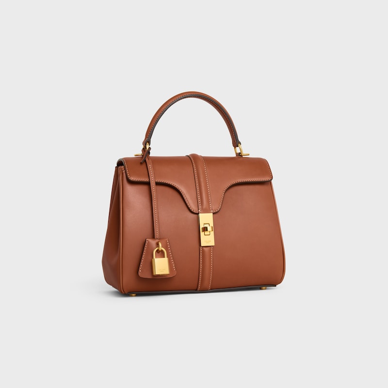Small 16 Bag IN natural calfskin - TAN - 16 - 1 | CELINE