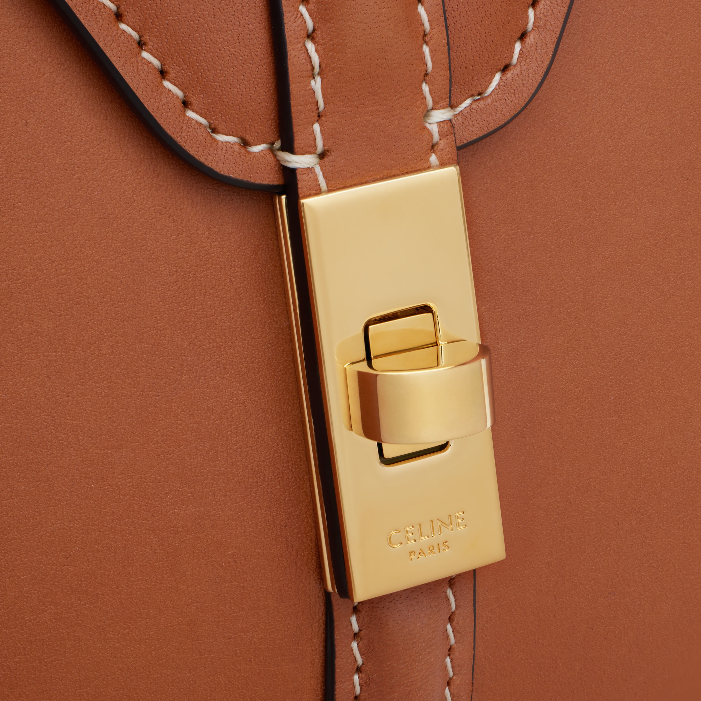 MINI 16 in natural calfskin TAN CELINE