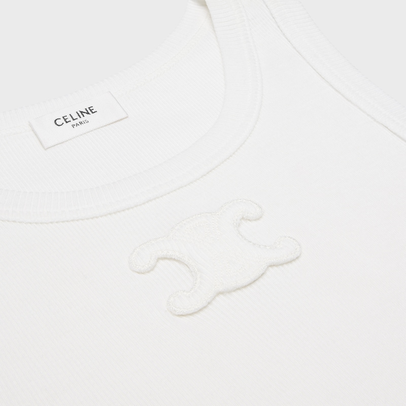 TRIOMPHE背心 - 米白色 -  - 1 | CELINE