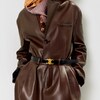 tailored jacket IN soft lambskin - CHOCOLATE -  - 2 | CELINE