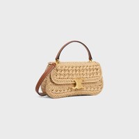 TEEN CELINE LOLA AUS TEXTIL IN BASTOPTIK - NATUR / TAN - ANDERE KATEGORIEN - 2 | CELINE