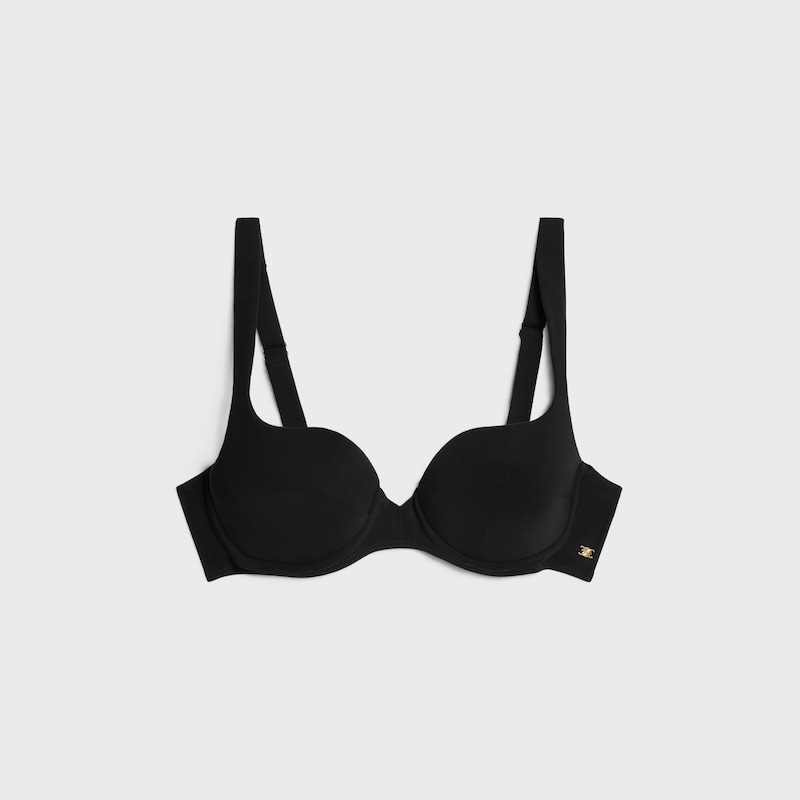 haut balconnet jersey mat - Noir -  - 1 | CELINE