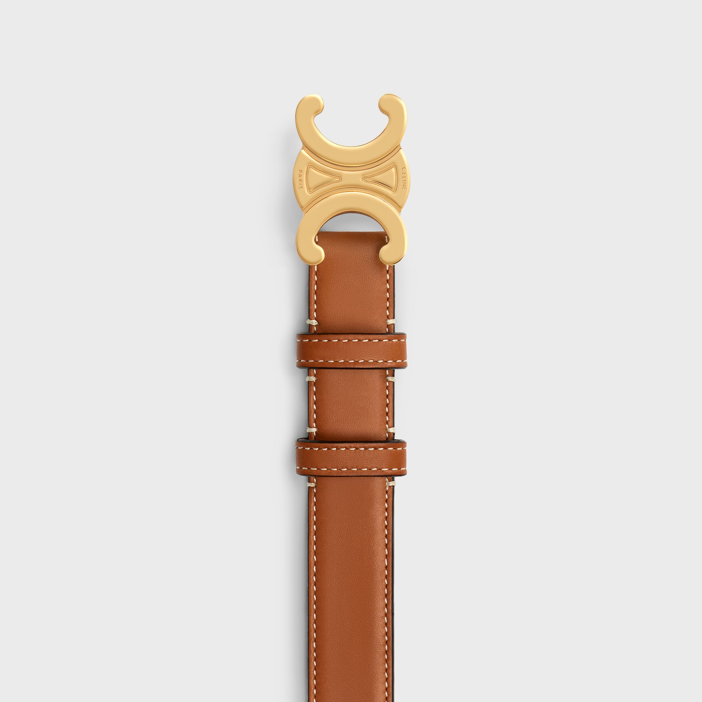 「CELINE」 Khaki Trionph Leather Beltサイズ85 Celine medium triomphe belt size 85 – Lady Clara's Collection