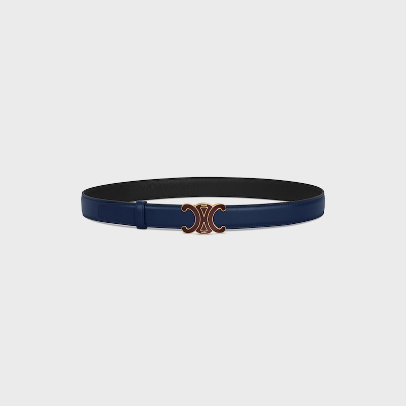 Wendbarer Riemen 25 mm AUS glattem und genarbtem Kalbsleder -  -  - 1 | CELINE