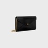 ENVELOPE WALLET ON CHAIN IN lizard - BLACK - WALLETS ON CHAIN - 2 | CELINE