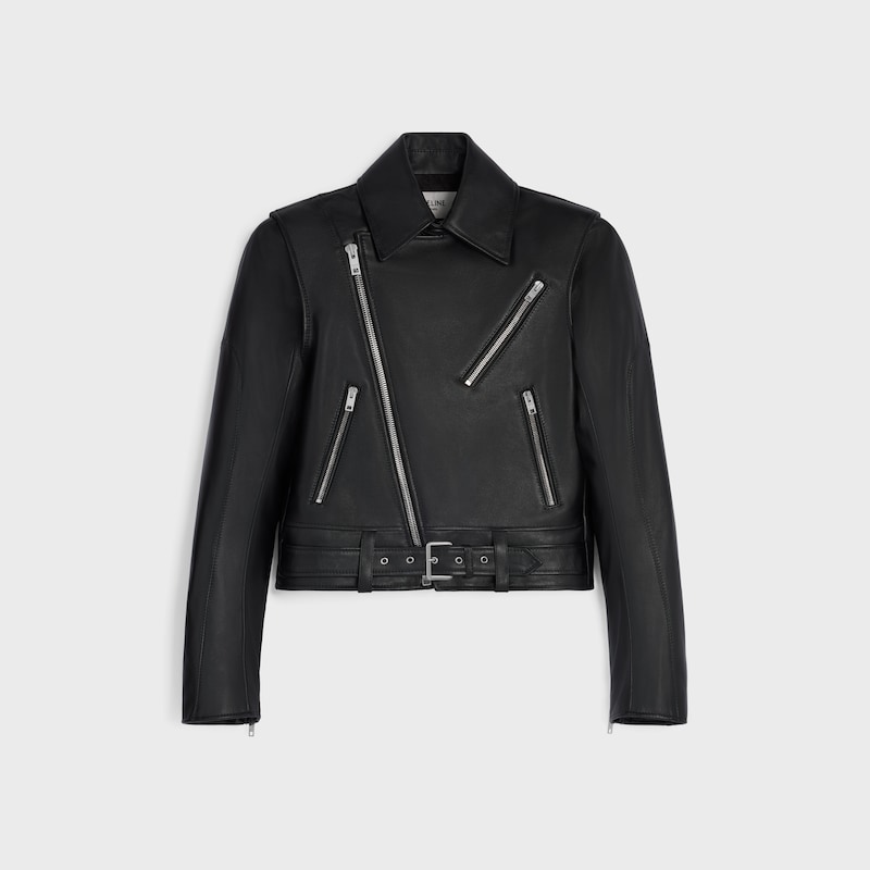 biker jacket IN calfskin - BLACK -  - 1 | CELINE