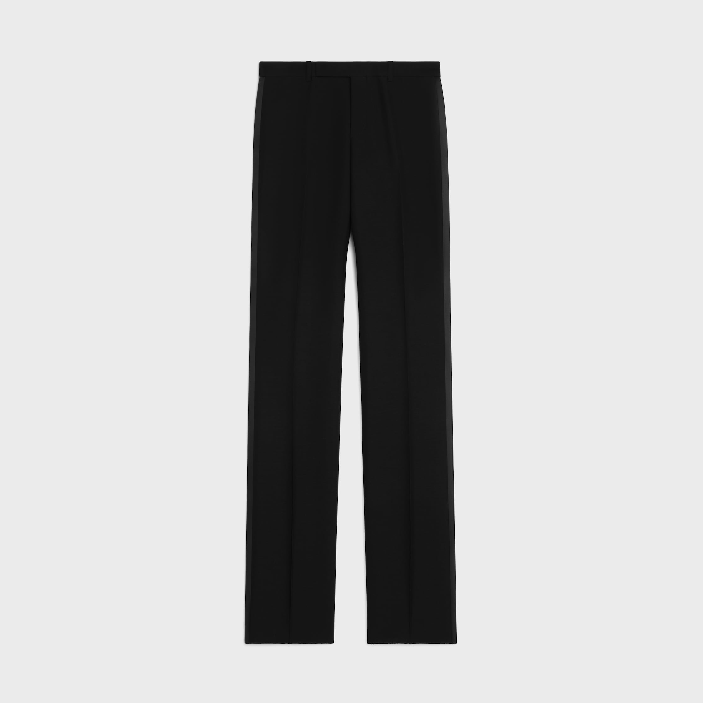 CELINE タックス パンツ モヘア＆シルク ブラック ◇送料込！【CELINE】タックス パンツ モヘア＆シルク ブラック