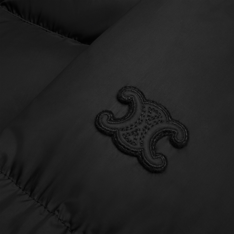 轻质长款羽绒夹克 - 黑色 -  - 1 | CELINE