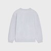 sweatshirt molleton coton - PALE GREY / BLACK -  - 1 | CELINE