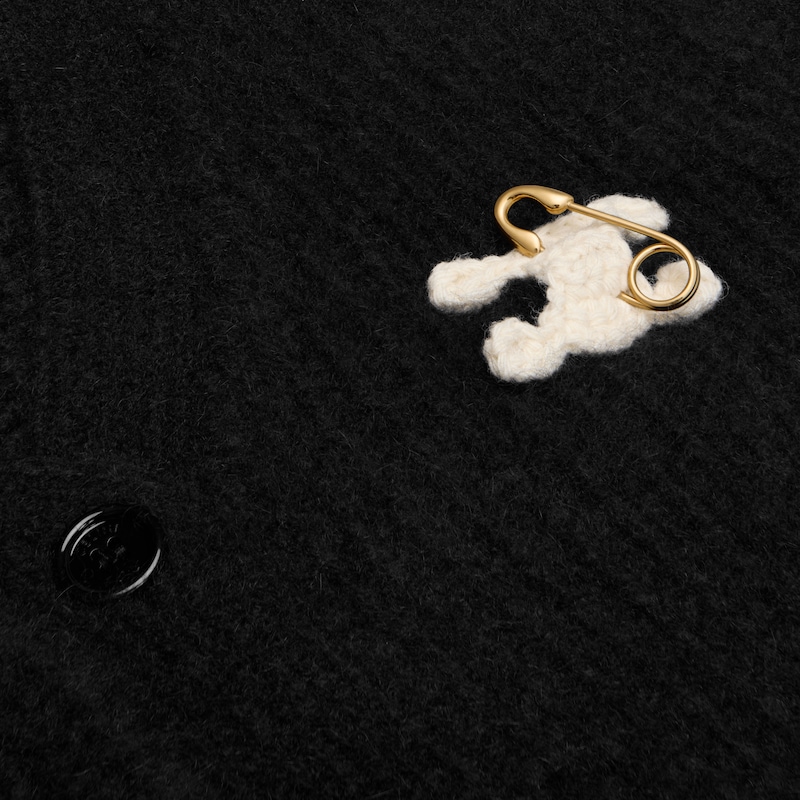 cardigan IN cashmere silk - BLACK -  - 1 | CELINE