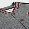 classic teddy jacket in wool tricotine - Grey/ Black/ Multicolor -  - 3 | CELINE
