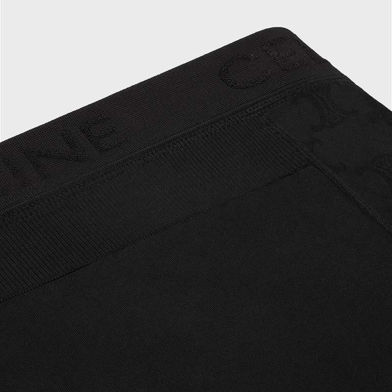 LEGGING TRIOMPHE DE VISCOSA - NEGRO -  - 1 | CELINE