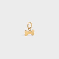 Bone dog medal in brass - GOLD - DOG ACCESSORIES - 2 | CELINE
