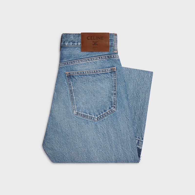 WESLEY JEANS IN cotton denim - VIVIENNE GLASS -  - 1 | CELINE