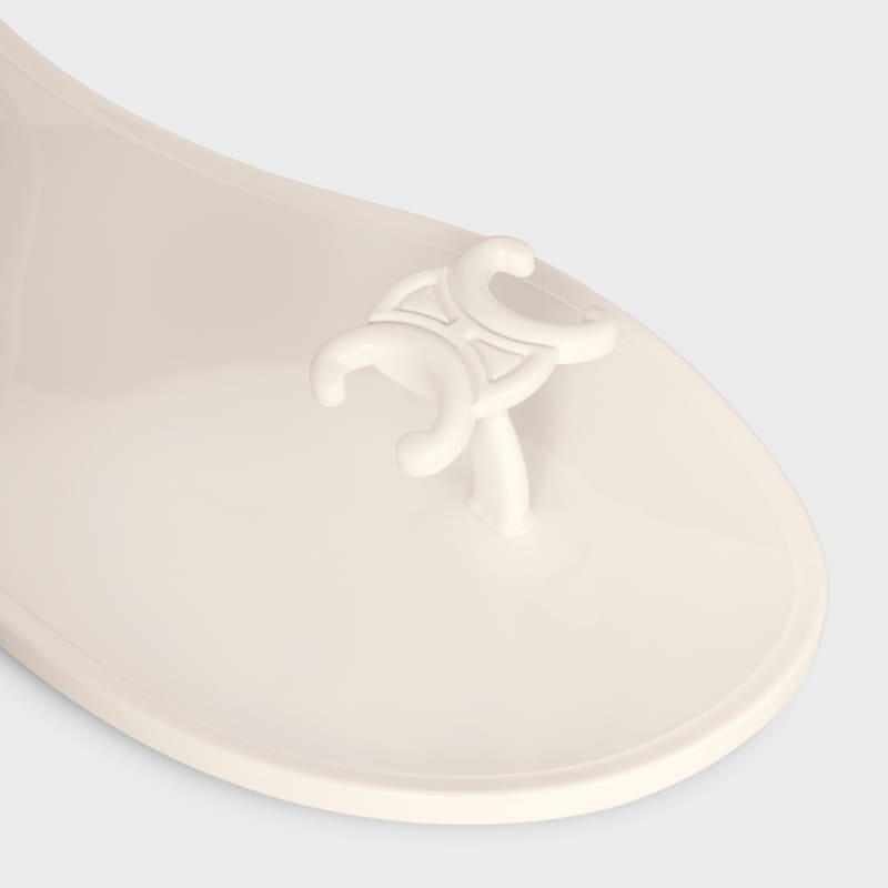 Sandalo Jelly Bay in PVC eco-certificato - Gesso -  - 1 | CELINE