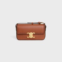 SHOULDER BAG CLAUDE in BRAIDED NATURAL CALFSKIN - TAN - CLAUDE - 1 | CELINE