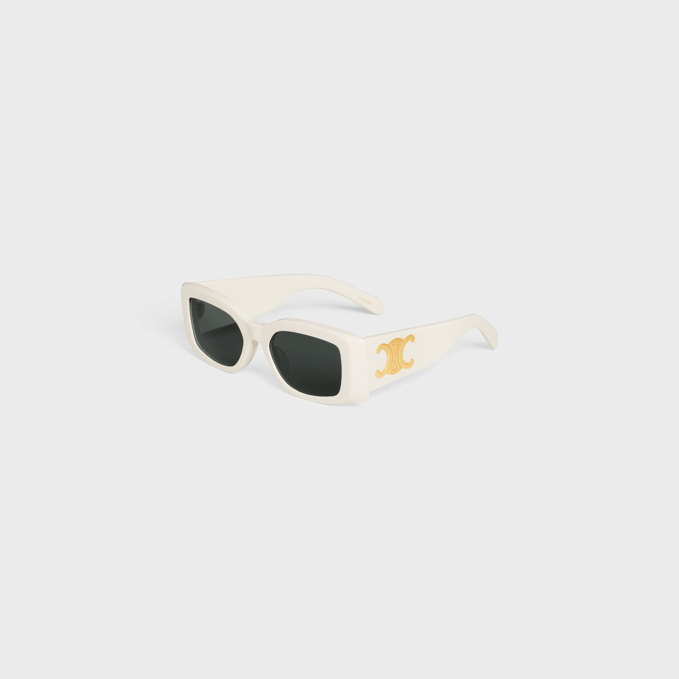 TRIOMPHE XL 01 SUNGLASSES IN ACETATE - IVORY | CELINE