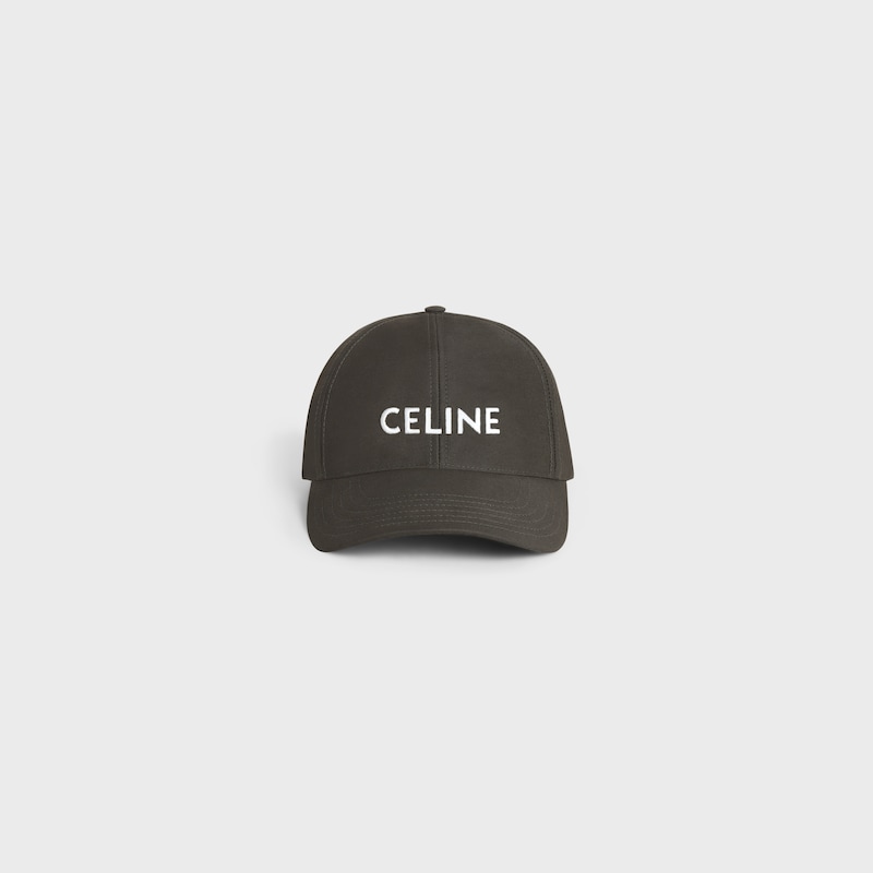 celine baseball cap in cotton - EBENE -  - 1 | CELINE