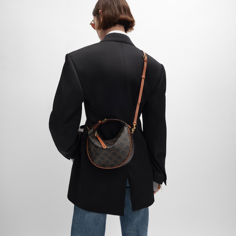 Sac Celine Lulu Teen Toile Triomphe ET veau - TAN - TOILE TRIOMPHE - 1 | CELINE