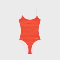 swimsuit IN striped jersey - 오렌지/네이비/옐로우 -  - 1 | CELINE