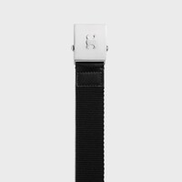 라지 30MM 스케이터 벨트 - 텍스타일 - 블랙 -  - 1 | CELINE