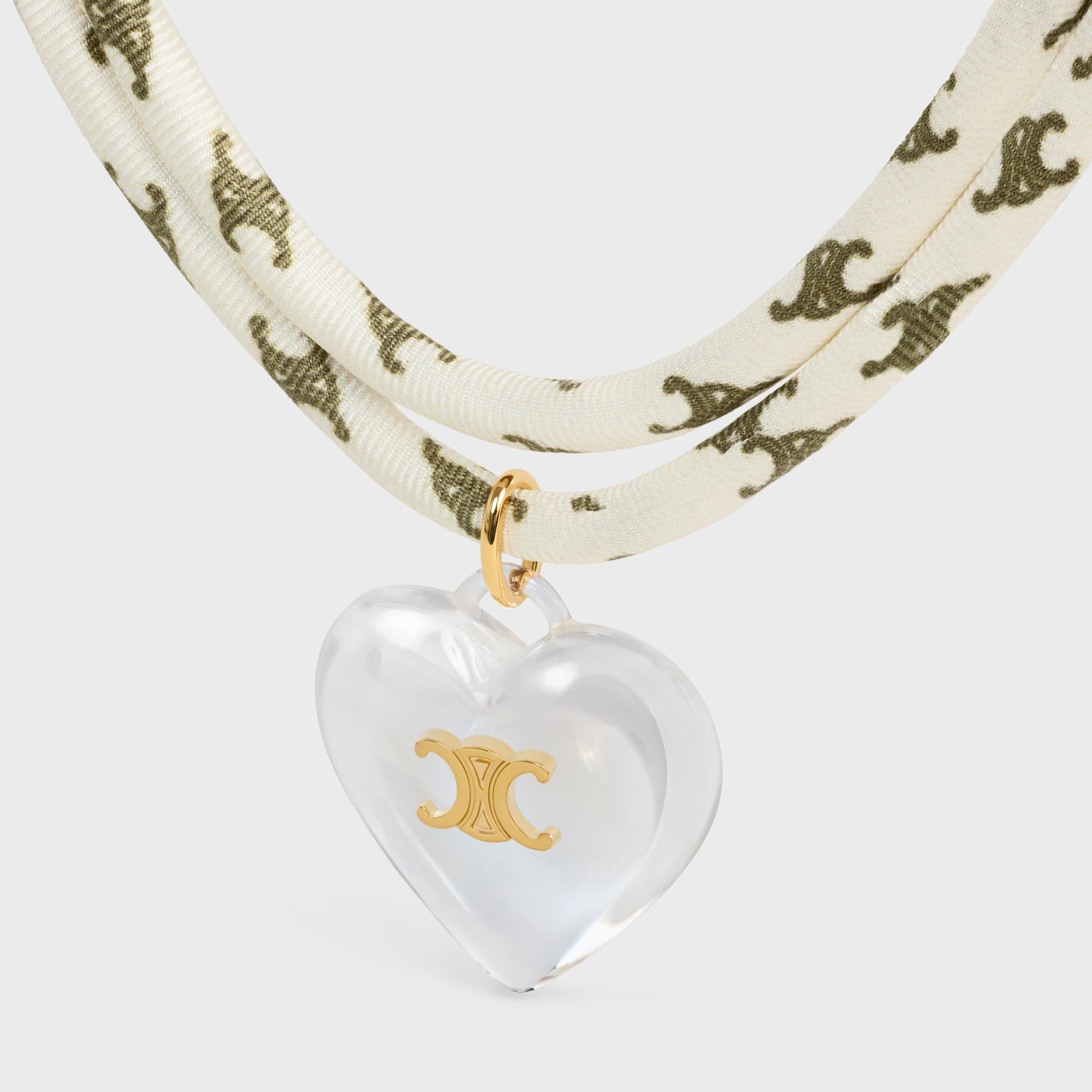 【CELINE】 Celine Petale necklace in brass with gold finish Women's Celine Petale necklace in brass with gold finish