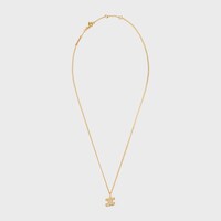 トリオンフ ラインストーン ネックレス / ゴールドフィニッシュ ブラス＆クリスタル - ゴールド - 新作 - 1 | CELINE