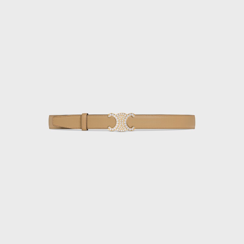Reversible Strap 25MM IN Smooth and Grained Calfskin -  -  - 1 | CELINE
