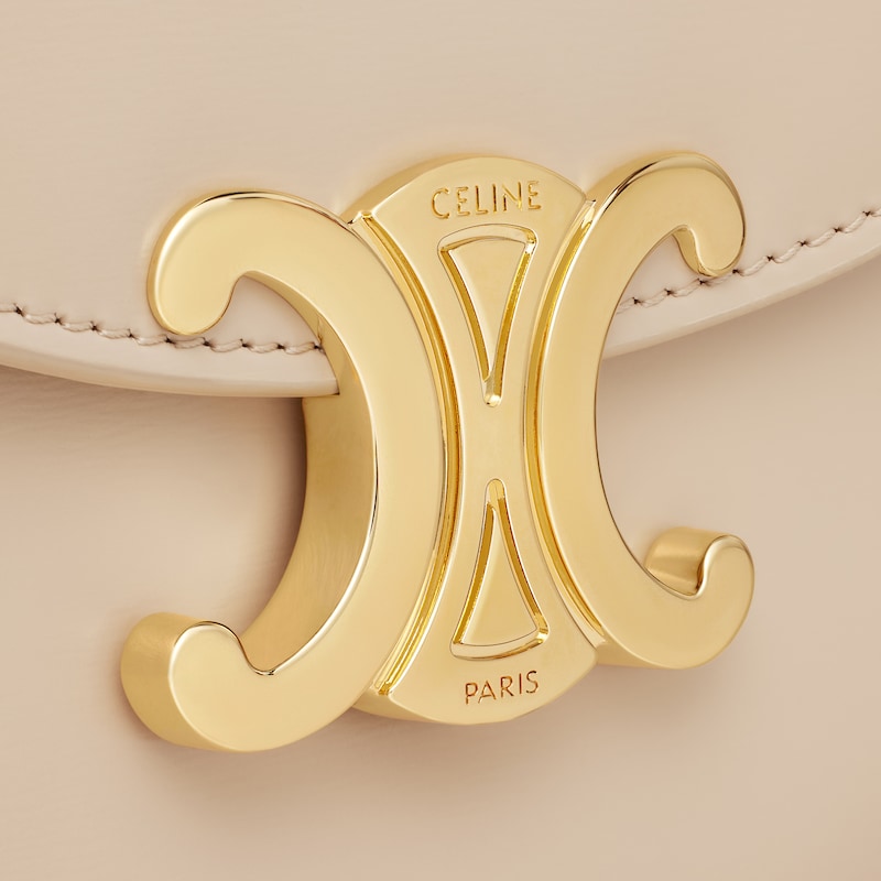 MINI BESACE CLEA in SHINY CALFSKIN - NUDE - MORE LINES - 1 | CELINE