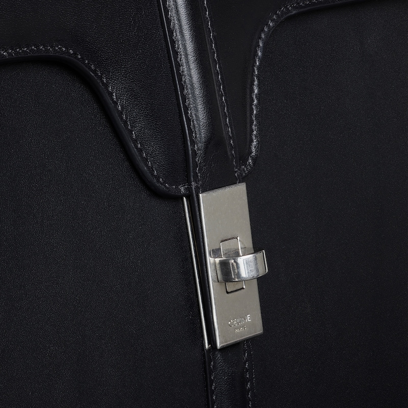 Sac 16 Moyen Modèle en veau satiné - Noir - SACS À MAIN - 1 | CELINE