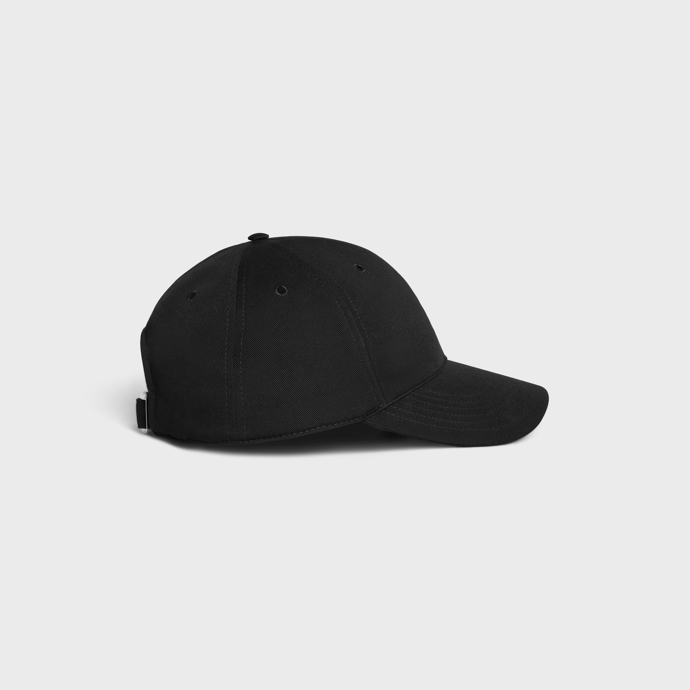 ◆CELINE◆ TRIOMPHE BASEBALL CAP IN COTTON キャップ triomphe baseball cap in cotton - BLACK | CELINE