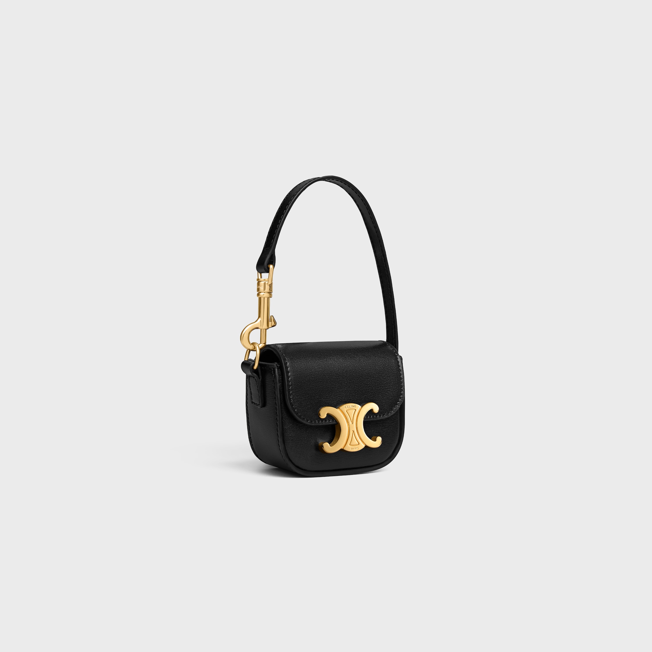 CELINE ミニ クロード / シャイニーカーフスキン ミニ クロード / シャイニーカーフスキン - ブラック | CELINE